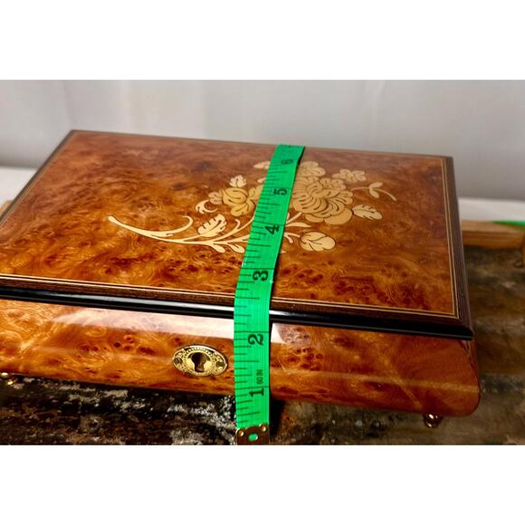 Vintage Musical Wood Box, Swiss Musical Movement, The San Francisco Music Box Co - Picture 6 of 7